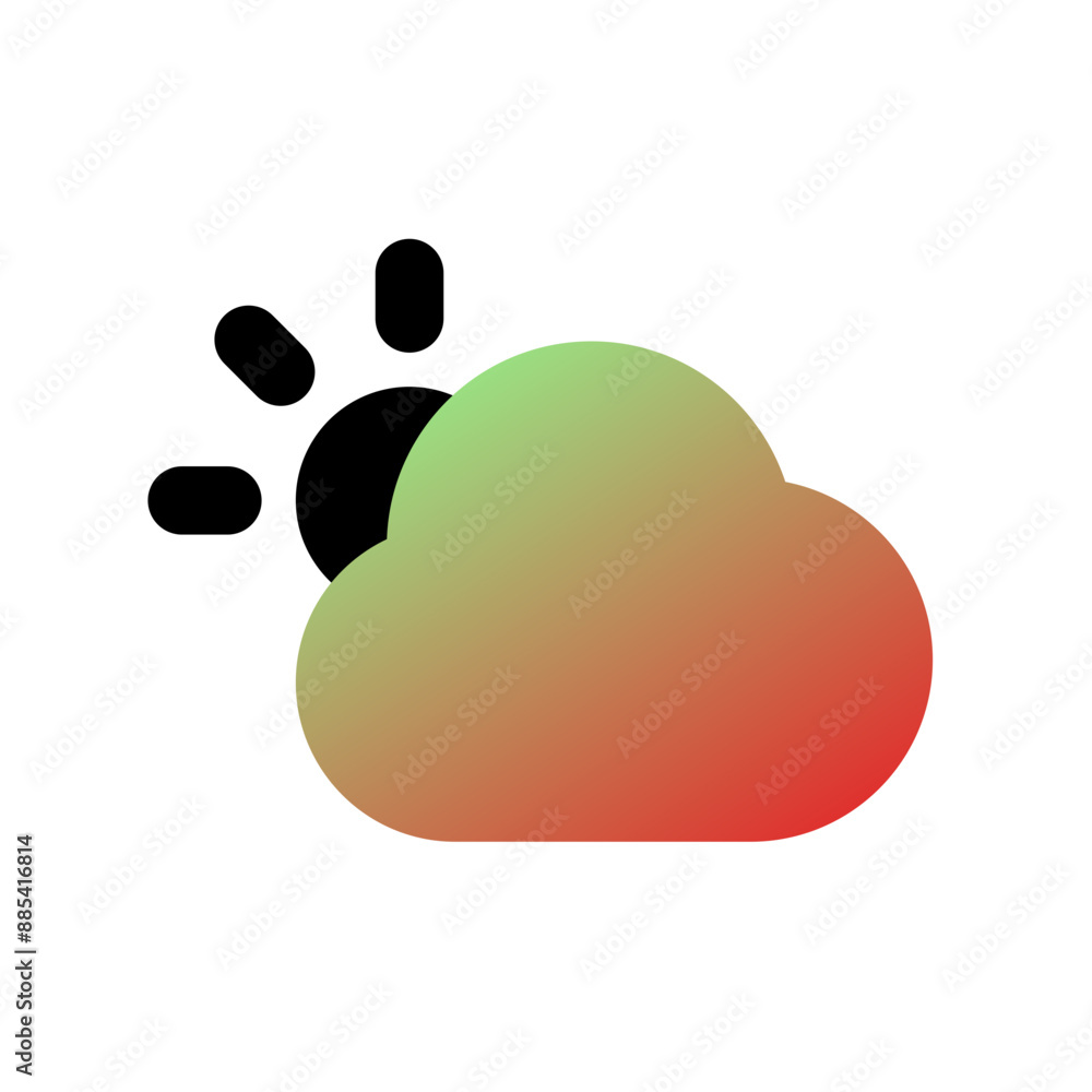 Editable sunny day vector icon. Part of a big icon set family. Perfect for web and app interfaces, presentations, infographics, etc