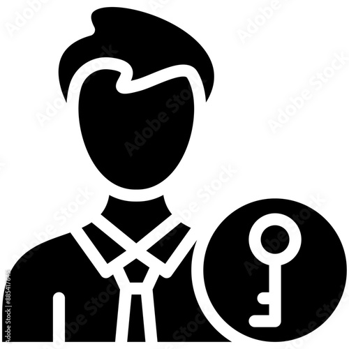 Ownership vector icon illustration of Gig Economy iconset.