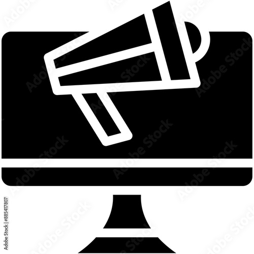 Online Marketing vector icon illustration of Gig Economy iconset.