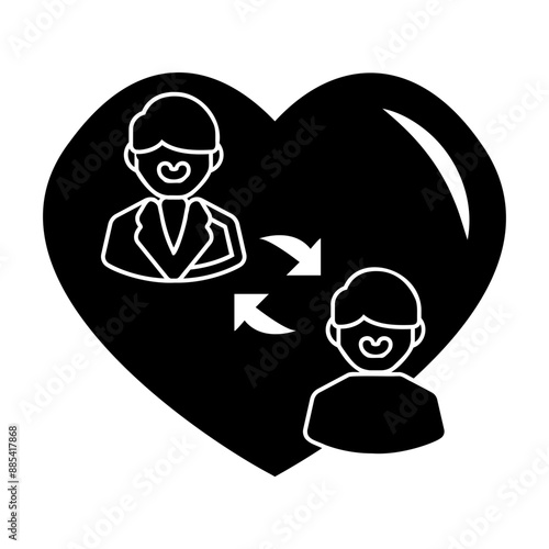 customer commitment Solid icon