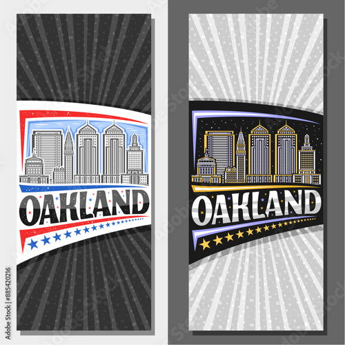 Vector vertical layouts for Oakland