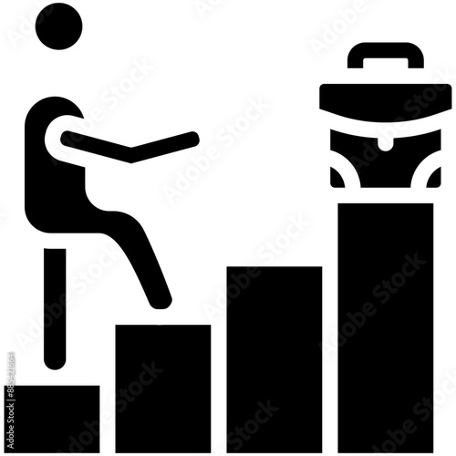 Career vector icon illustration of Gig Economy iconset.
