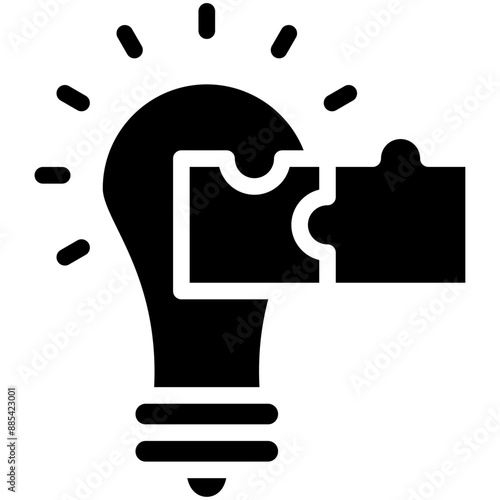 Solution vector icon illustration of Generation Gap iconset.