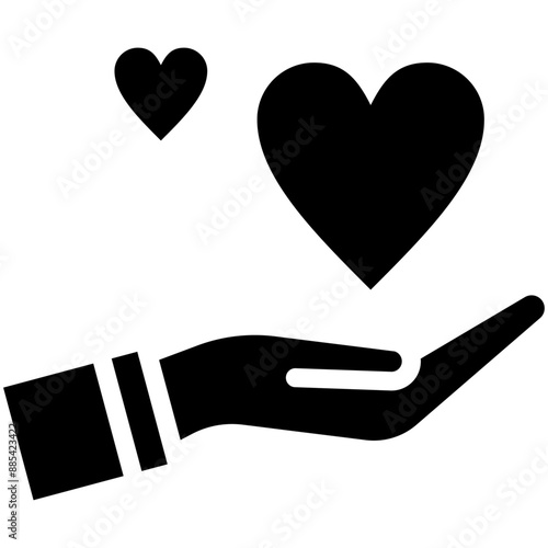 Respect vector icon illustration of Generation Gap iconset.