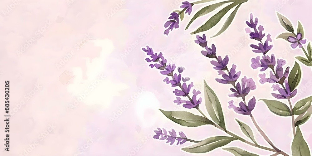 Elegant Hand-Drawn Lavender Logo with Leaves for Wedding Invitation Card Design. Concept Wedding Invitation Design, Hand-Drawn Lavender Logo, Elegant, Leaves, Lavender Elegant Hand-Drawn Lavender Logo with Leaves for Wedding Invitation Card Design. Concept Wedding Invitation Design, Hand-Drawn Lavender Logo, Elegant, Leaves, Lavender