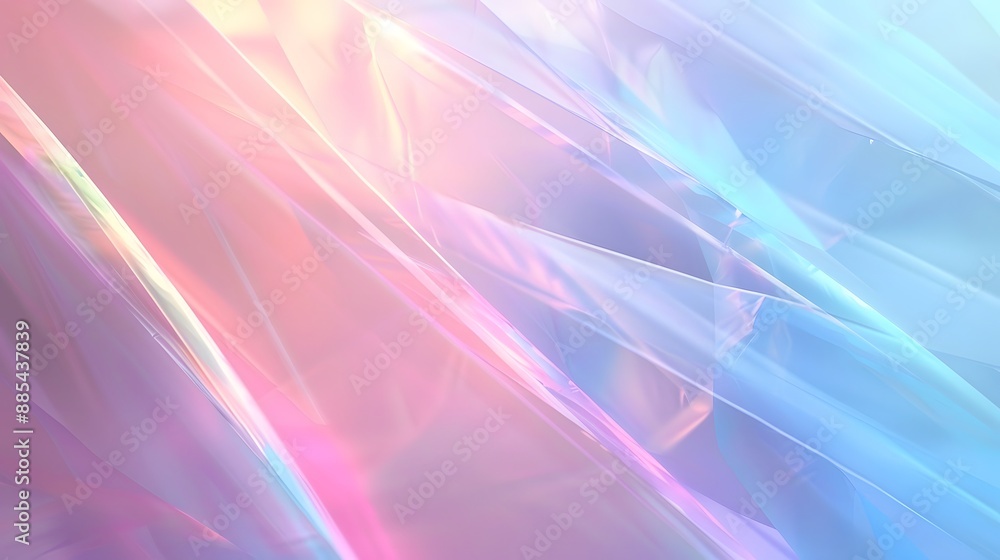Abstract Background with Iridescent Satin Fabric in Soft Pastel Colors Abstract Background with Iridescent Satin Fabric in Soft Pastel Colors