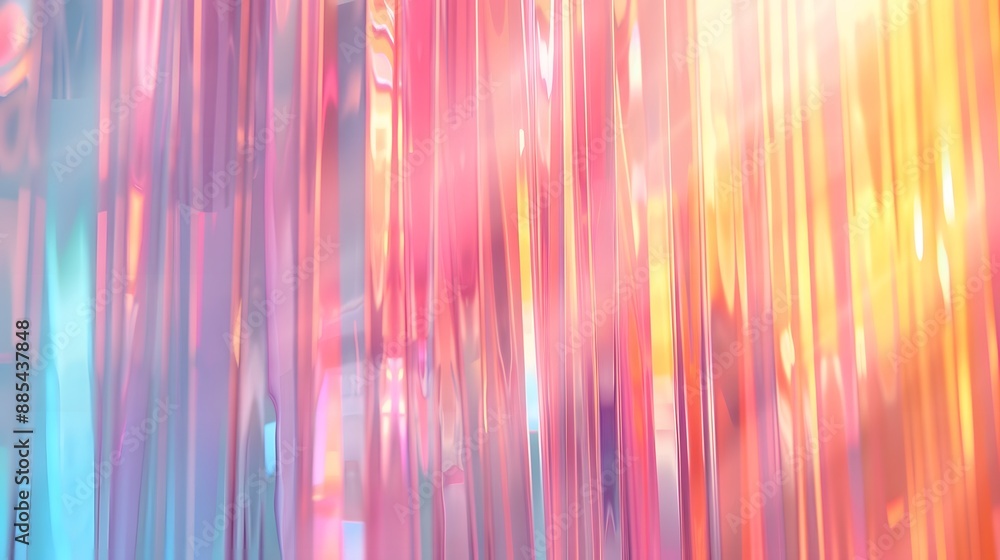 Abstract Background with Iridescent Satin Fabric in Soft Pastel Colors Abstract Background with Iridescent Satin Fabric in Soft Pastel Colors