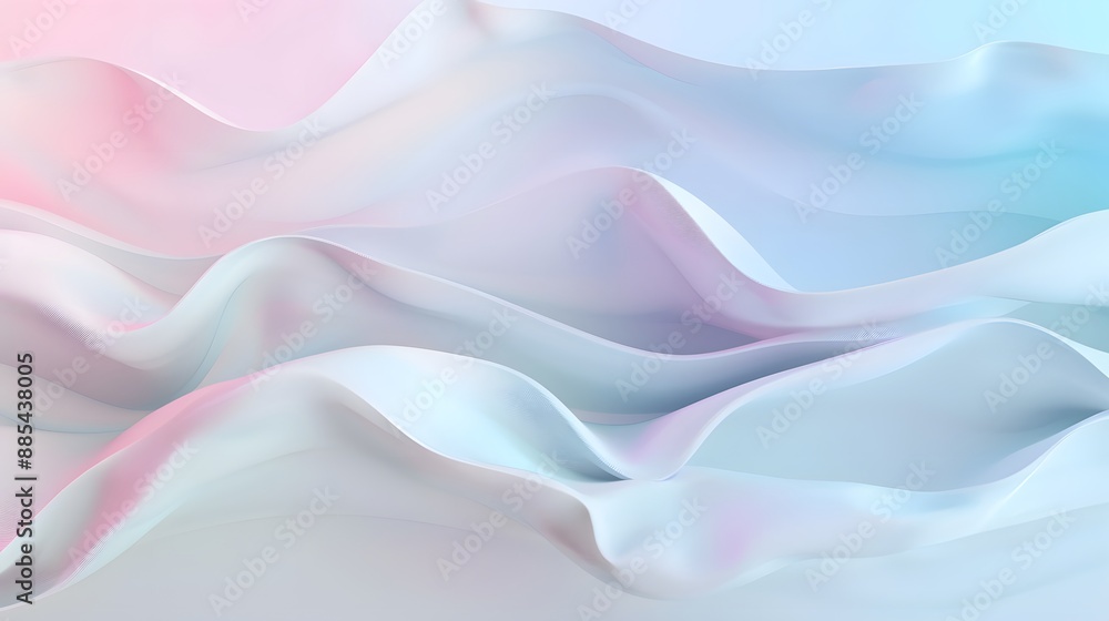 Flowing Pastel Fabric with Soft Gradient Colors Abstract Background, Wallpaper Flowing Pastel Fabric with Soft Gradient Colors Abstract Background, Wallpaper