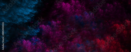 Dark concrete wall beautiful orange and dark blue ocean background. Colorful Stained stony rusty wall background. Aquamarine and pink Abstract Glowing Space Stars. Vintage paper textured aquarelle