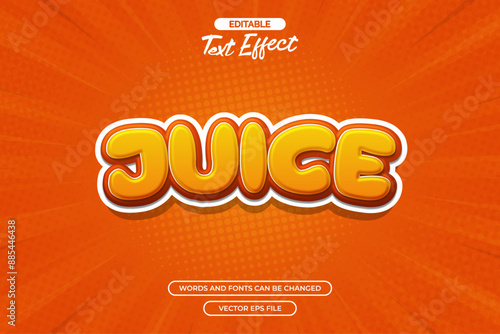 Juice juice editable text effect