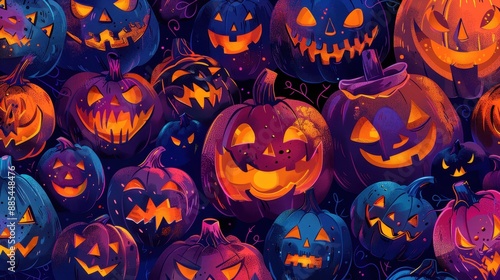 Spooky Halloween Pumpkins