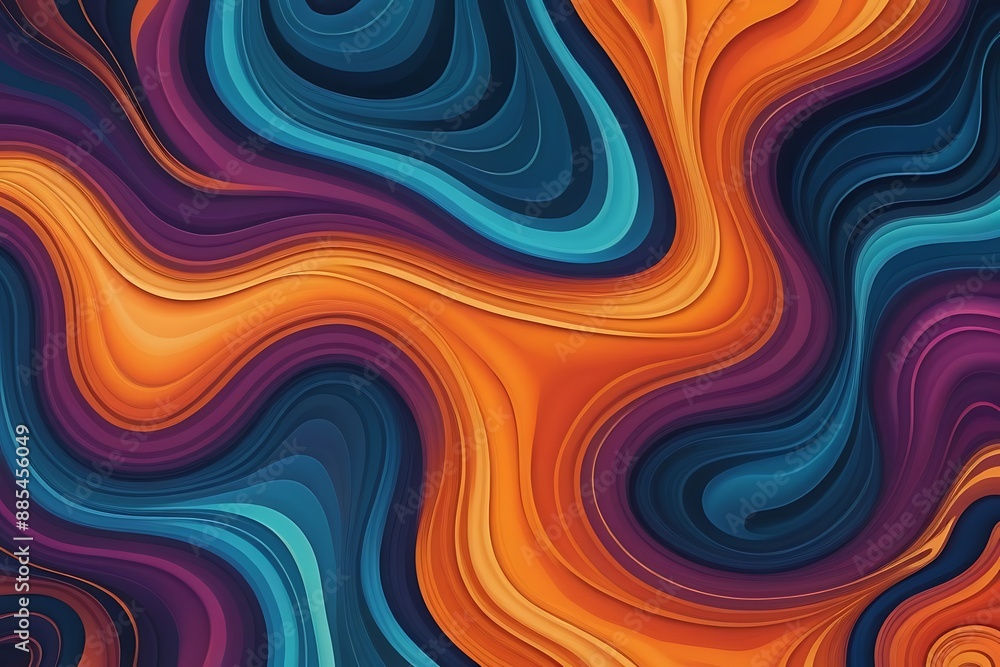 Galactic Fluid Abstract Patterns, Lava Flow Inspired Organic Abstract Art Galactic Fluid Abstract Patterns, Lava Flow Inspired Organic Abstract Art