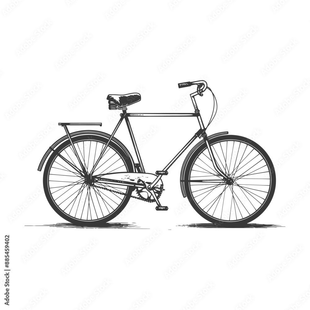 Bicycle minimalist line art icon logo symbol black color only Bicycle minimalist line art icon logo symbol black color only