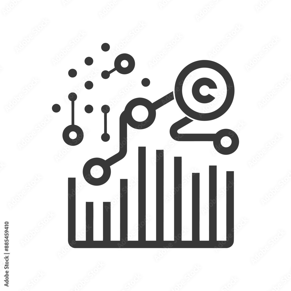 big data minimalist line art icon logo symbol black color only big data minimalist line art icon logo symbol black color only