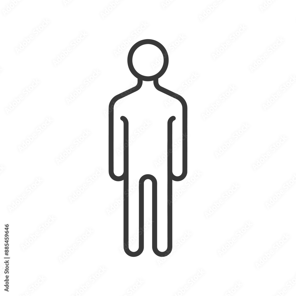 body minimalist line art icon logo symbol black color only body minimalist line art icon logo symbol black color only