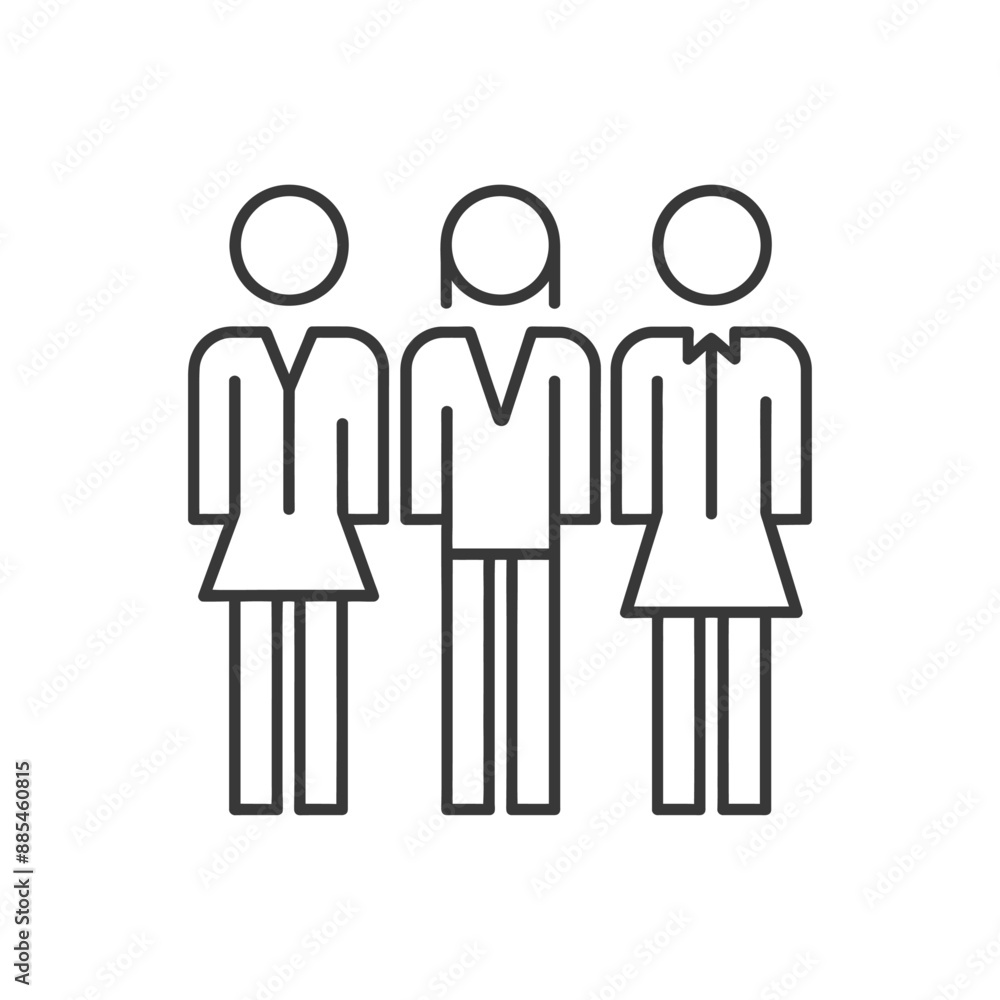 business people minimalist line art icon logo symbol black color only business people minimalist line art icon logo symbol black color only