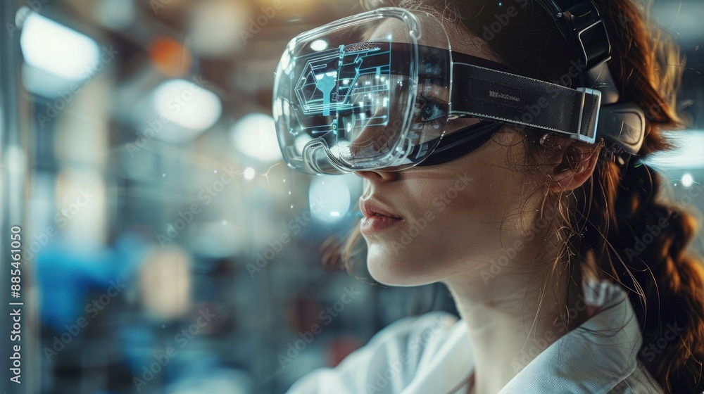 Virtual reality simulations powered by AI, offering immersive training environments for various industries Virtual reality simulations powered by AI, offering immersive training environments for various industries