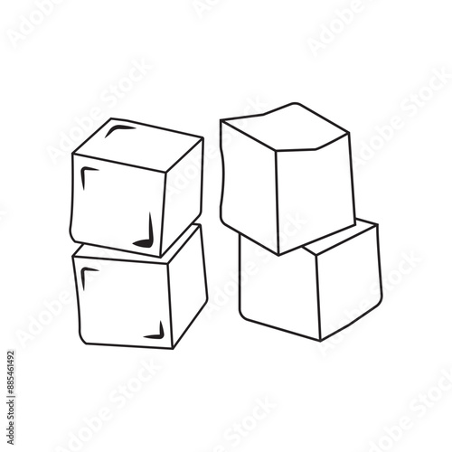 crystal ice cube design