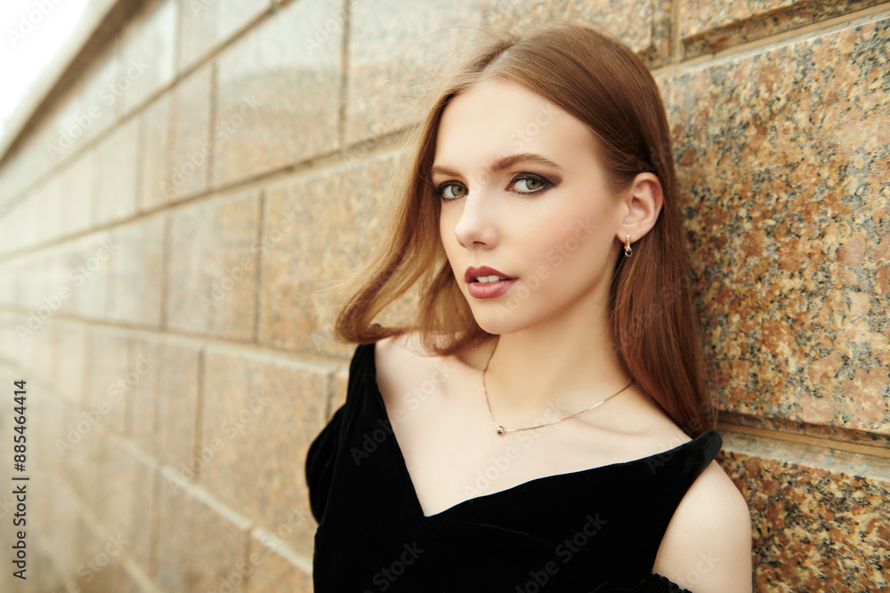 Fototapeta premium attractive young lady