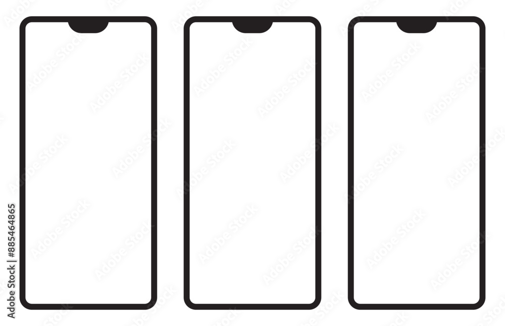 Mobile phone vector design. Mobile design on white background Mobile phone vector design. Mobile design on white background