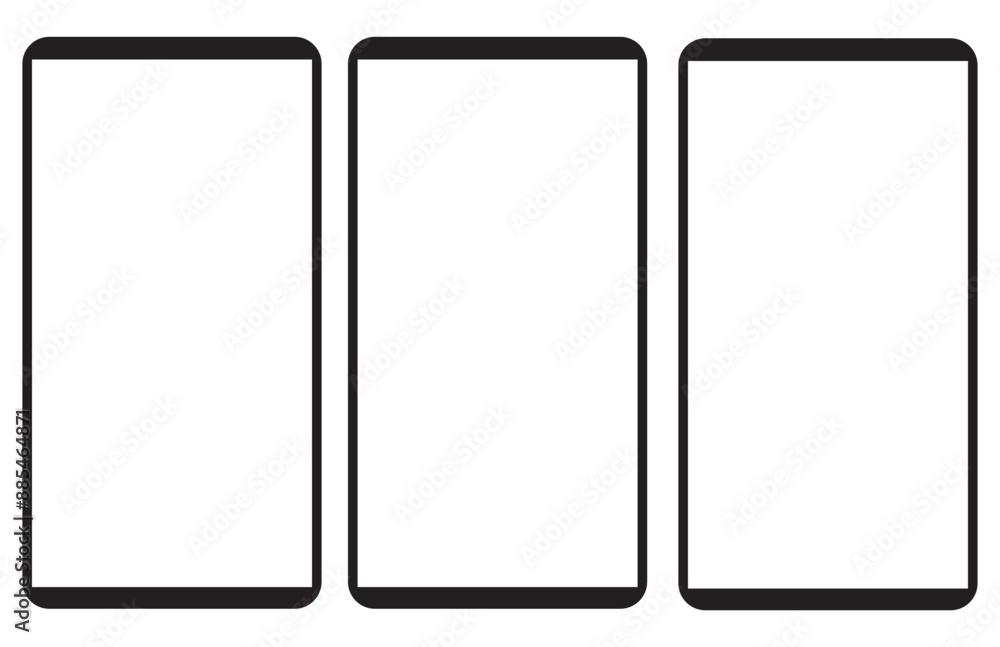 Mobile phone vector design. Mobile design on white background Mobile phone vector design. Mobile design on white background