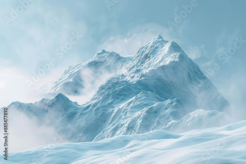 Wallpaper Mural snow and mountain winter holiday Torontodigital.ca