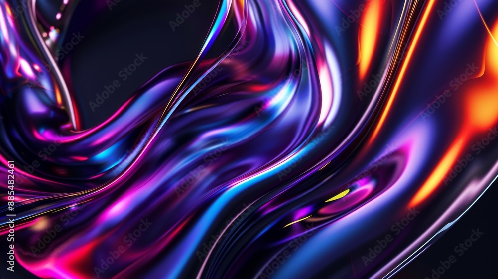 Abstract colorful liquid swirls. Abstract colorful liquid swirls.