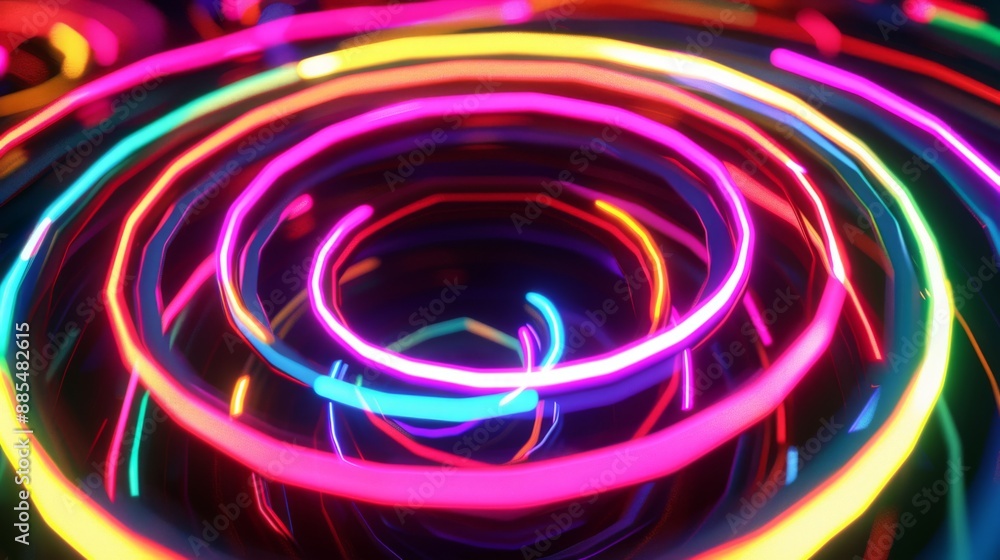 Abstract colorful neon lights. Abstract colorful neon lights.