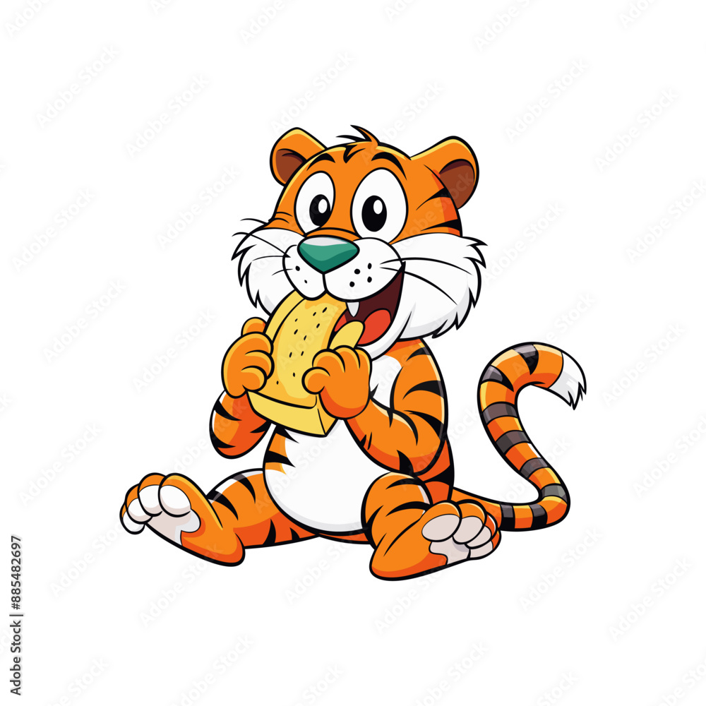 Tiger is Powerful majestic solitary striped predator. Tiger is Powerful majestic solitary striped predator.