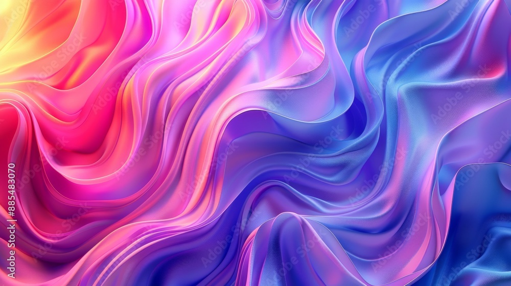 Abstract Colorful Wavy Background. Abstract Colorful Wavy Background.