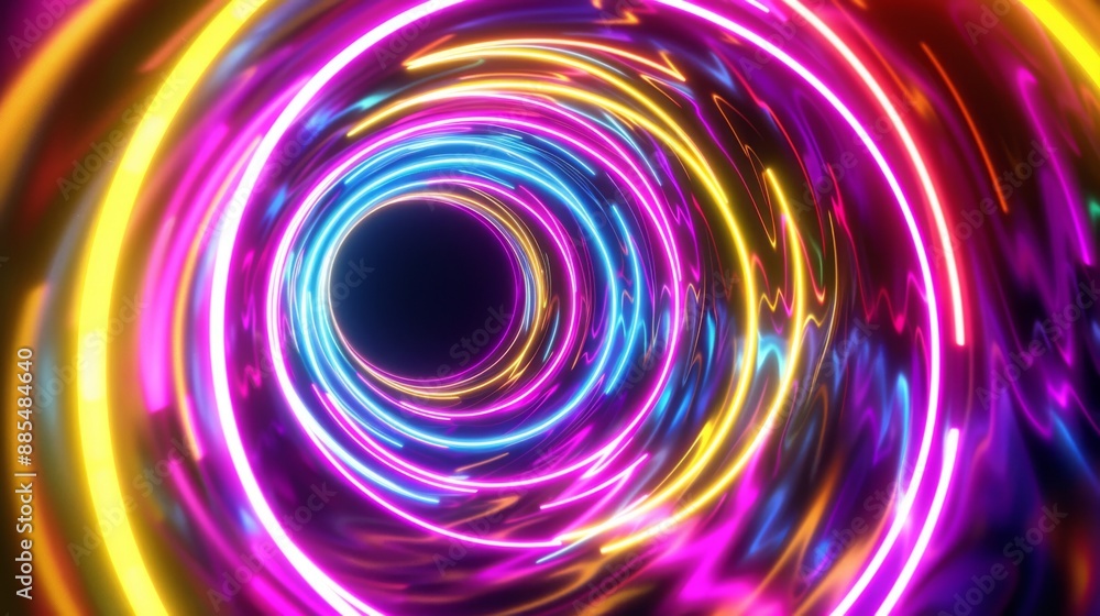 Abstract Neon Lights Background. Abstract Neon Lights Background.