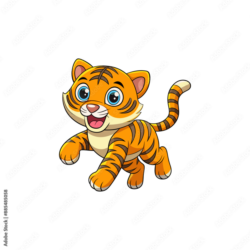 Tiger is Powerful majestic solitary striped predator. Tiger is Powerful majestic solitary striped predator.