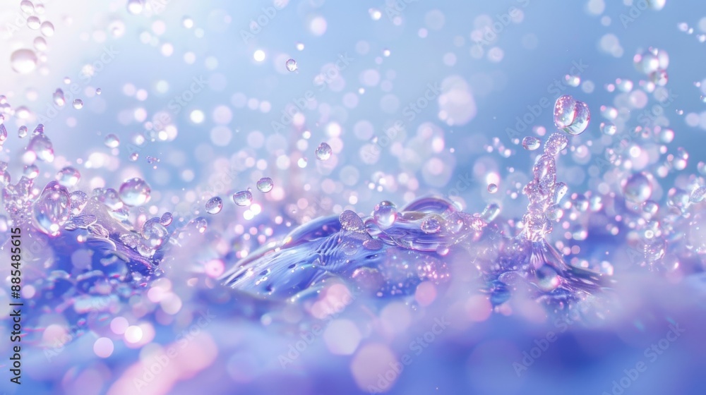 Abstract Water Drops and Bokeh. Abstract Water Drops and Bokeh.