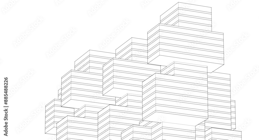 abstract modular architecture 3d rendering
abstract modular architecture 3d rendering