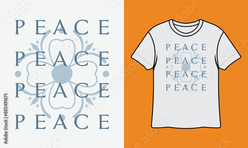 Peace Ready To Print Gardening T Shirt Design, Wall Art, Mug, Sticker, Banner, Tee, Hoodie, Vector, Illustration