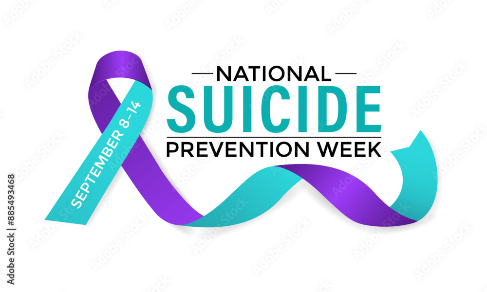 National Suicide prevention week is observed every year during September. Vector illustration . Banner, Holiday, poster, card and banner design. National Suicide prevention week is observed every year during September. Vector illustration . Banner, Holiday, poster, card and banner design.