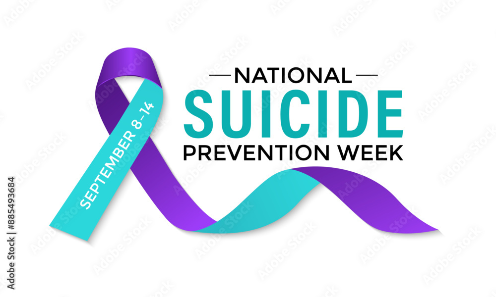 National Suicide prevention week is observed every year during September. Vector illustration . Banner, Holiday, poster, card and banner design. National Suicide prevention week is observed every year during September. Vector illustration . Banner, Holiday, poster, card and banner design.
