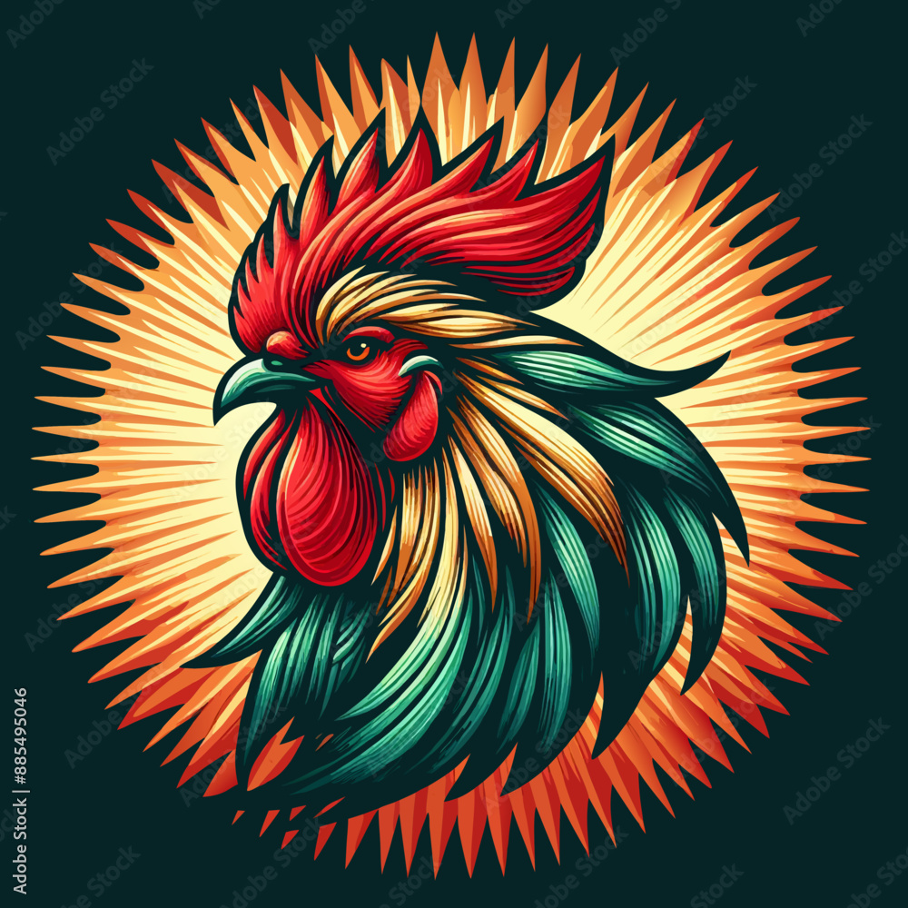 Rooster mascot design , farm logo , rooster logo , chicken logo ...