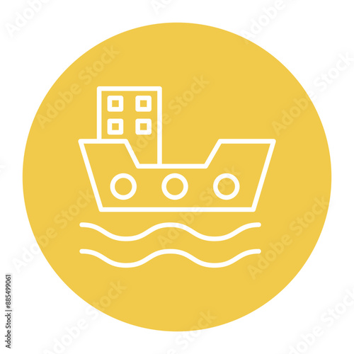 Cargo Barge Icon