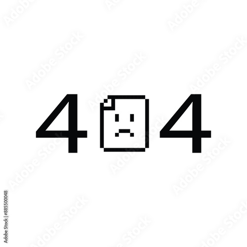 404 error icon. page not found
