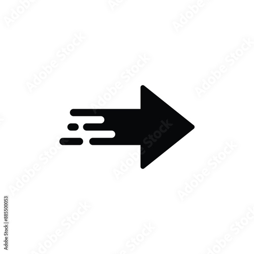 Black arrow icon. arrow sign