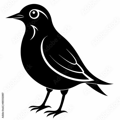 Skylark Black silhouette