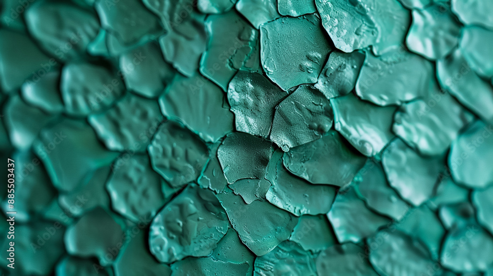 Fototapeta premium Closeup of a textured beryllium sheet with a soft greenish tint and metallic sheen 