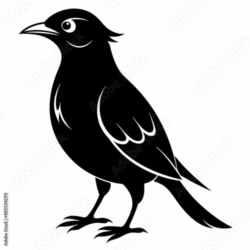 Skylark Black silhouette