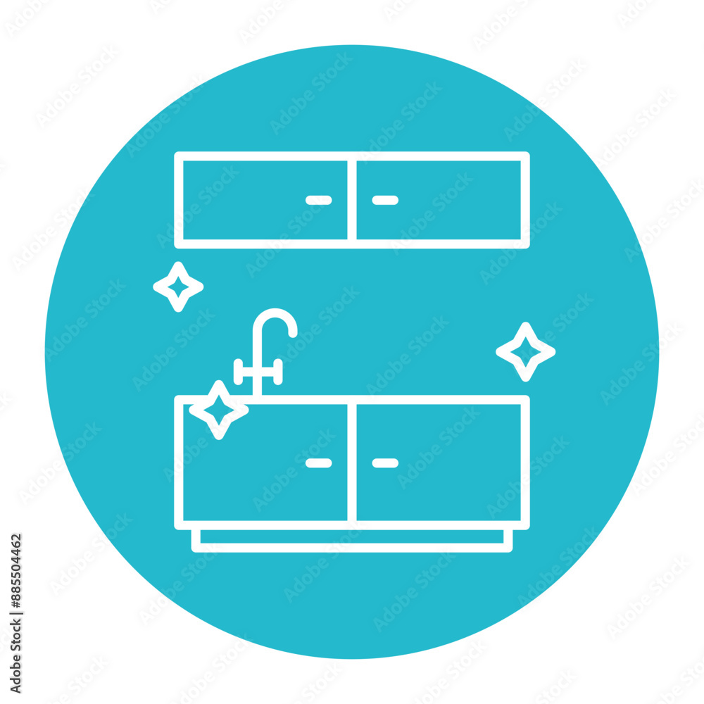 Cleaning Countertops Icon