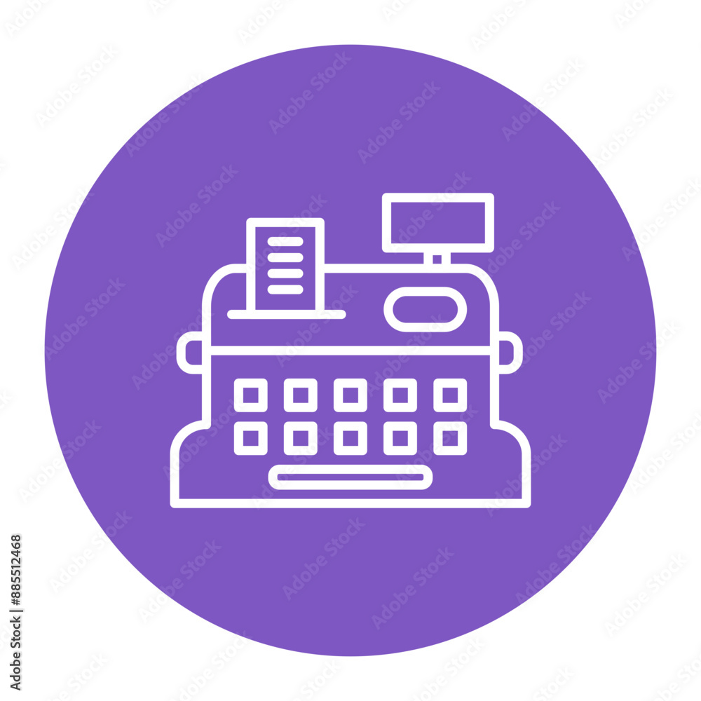 Cashier Machine Icon Cashier Machine Icon