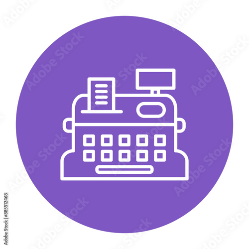 Cashier Machine Icon