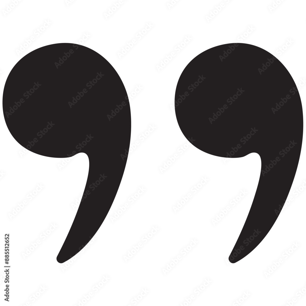 Quotes Icon Vector Illustration Simple Quotes Icon Vector Illustration Simple
