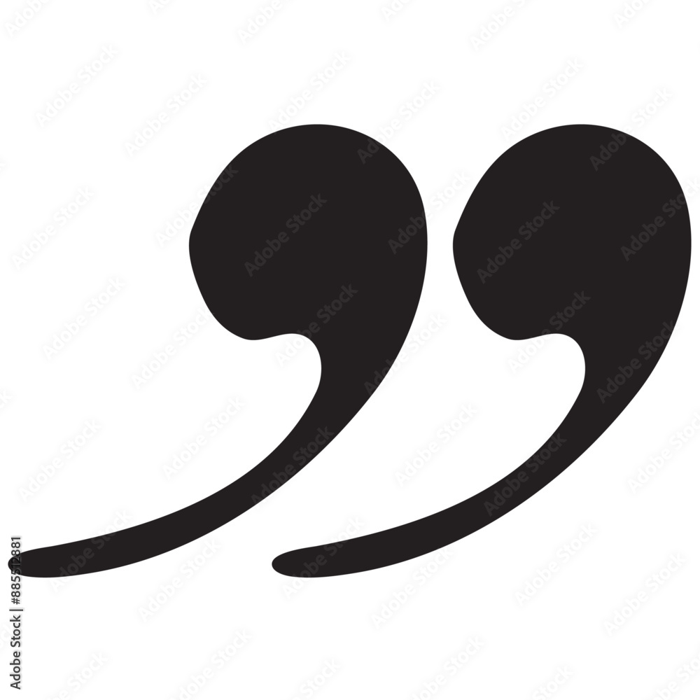 Quotes Icon Vector Illustration Simple Quotes Icon Vector Illustration Simple