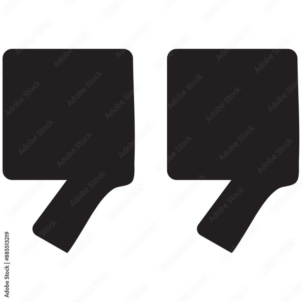 Quotes Icon Vector Illustration Simple Quotes Icon Vector Illustration Simple